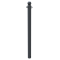 Dekorativ puller | Serie 475B | � 76 mm | fastmonteret, til indst�bning i beton med jordanker, total l�ngde ca. 1300 mm | uden l�s | med 2 �jer